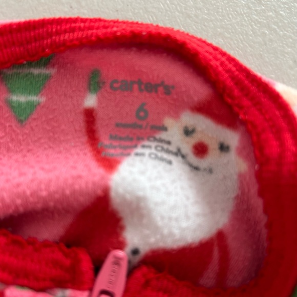 Santa Pajamas Baby 6 months - Picture 3 of 3